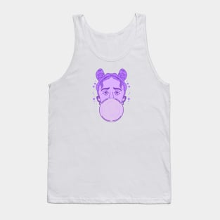 Purple Woman with Candy Tank Top